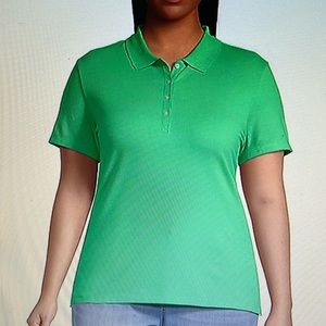 JCPenney green polo size small